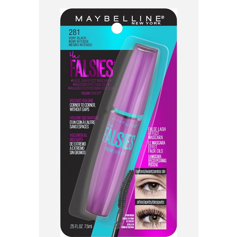 Chuốt mi Maybelline 7.5ml tím Falsies 281