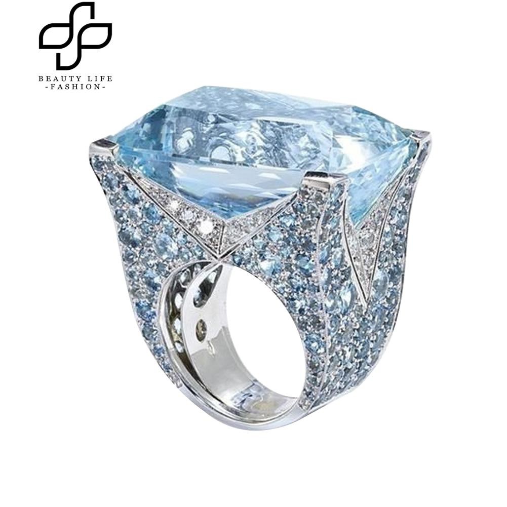 Nhẫn đính hôn nữ mặt Cubic