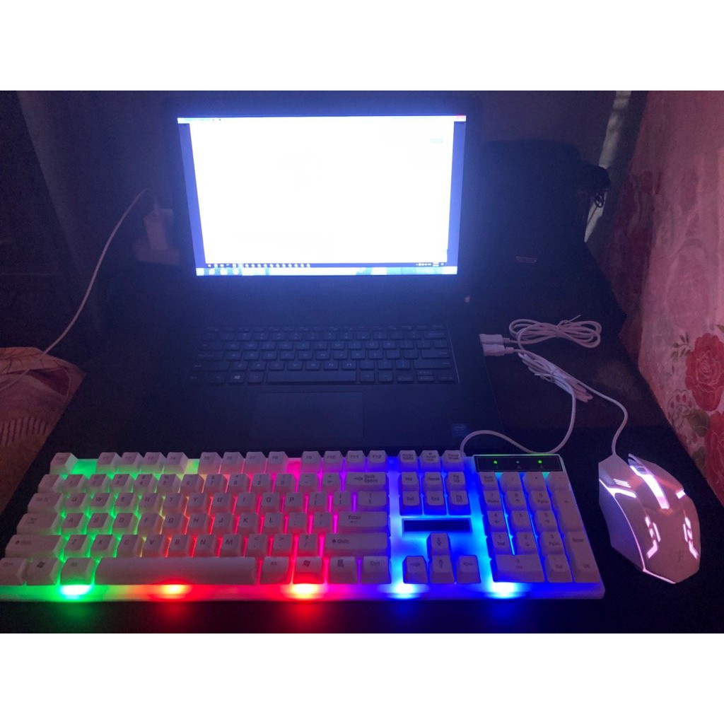 Chuột Gaming G21 đèn led đổi màu, chuột game thủ cực có dây ngầu, đèn led 7 màu cho máy tính laptop