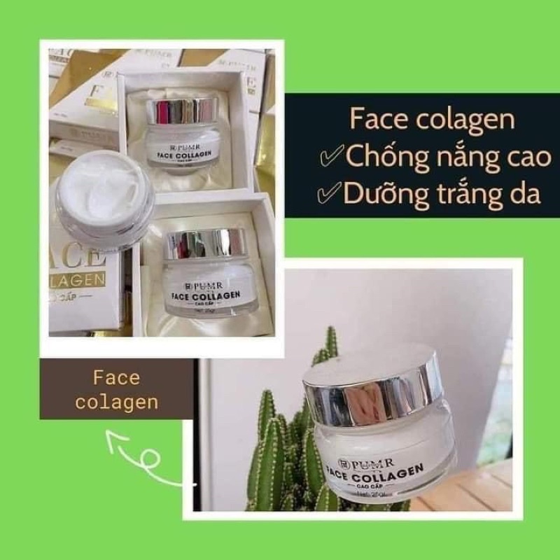 KEM FACE COLAGEN PUMR DUỠNG TRẮNG