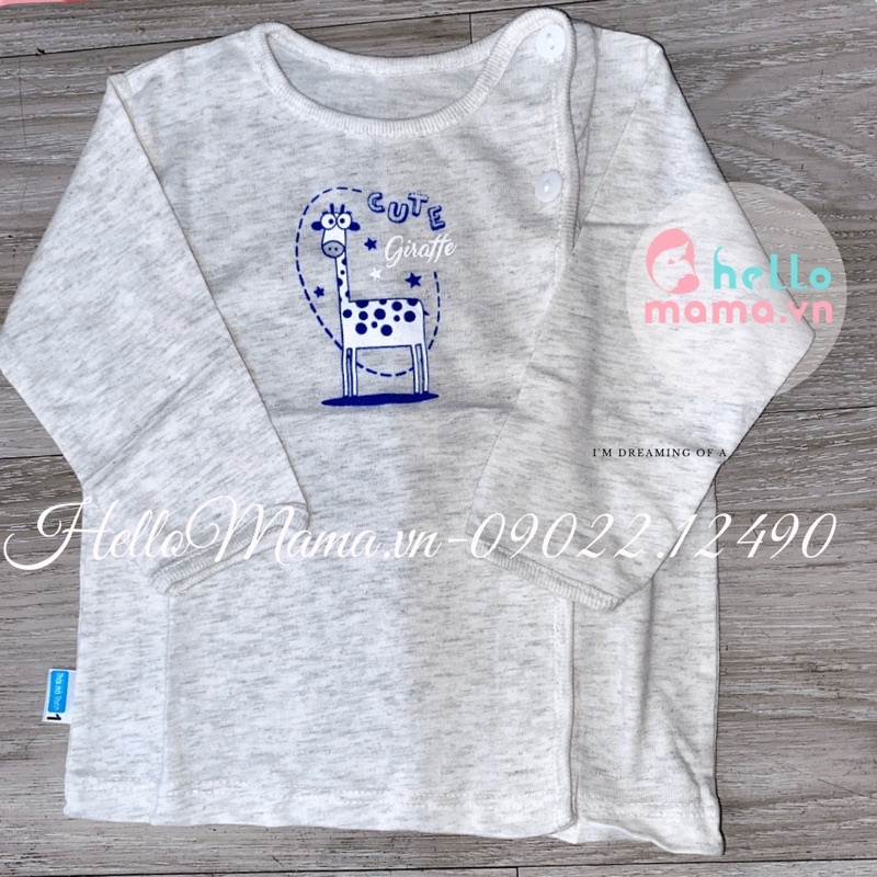 Áo sơ sinh dài tay, ngắn tay Thái Hà Thịnh 100% cotton mềm, mịn, mát