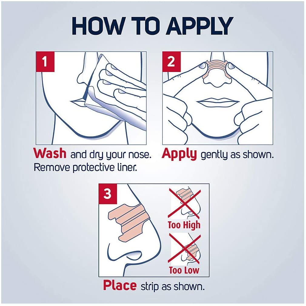 Miếng dán thông mũi, chống ngáy Breathe Right 72 miếng của Mỹ