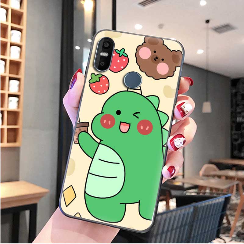 Ốp lưng silicon in hình dễ thương cho HTC U12 Life