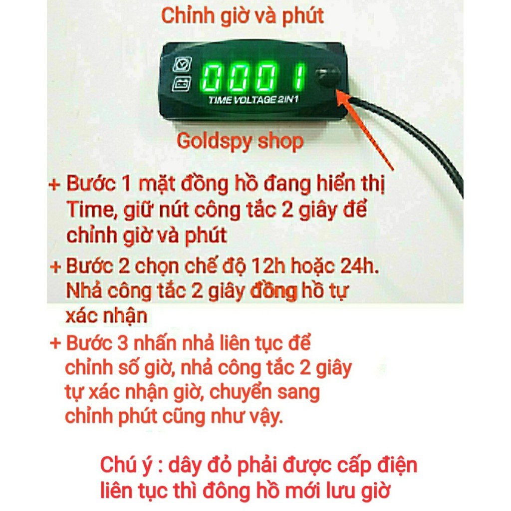 Đồng hồ Volt Time 2 in 1