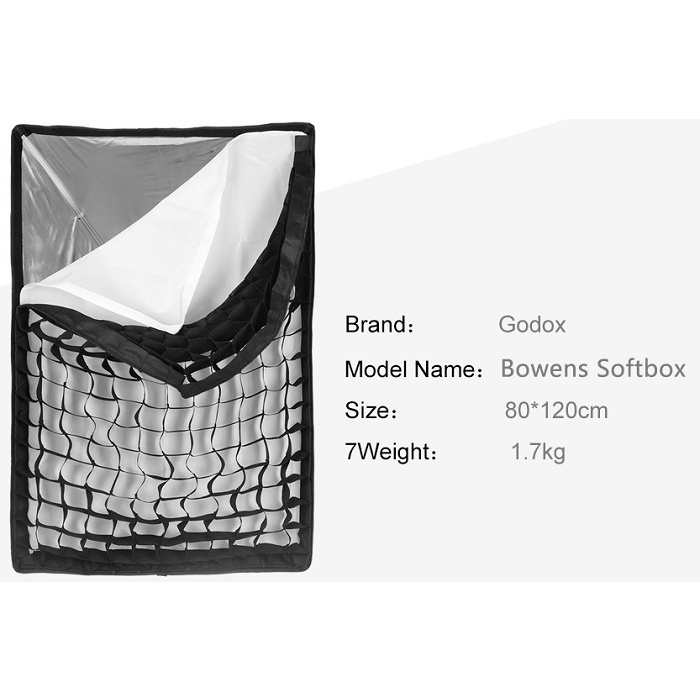 Softbox tổ ong 80x120 cm