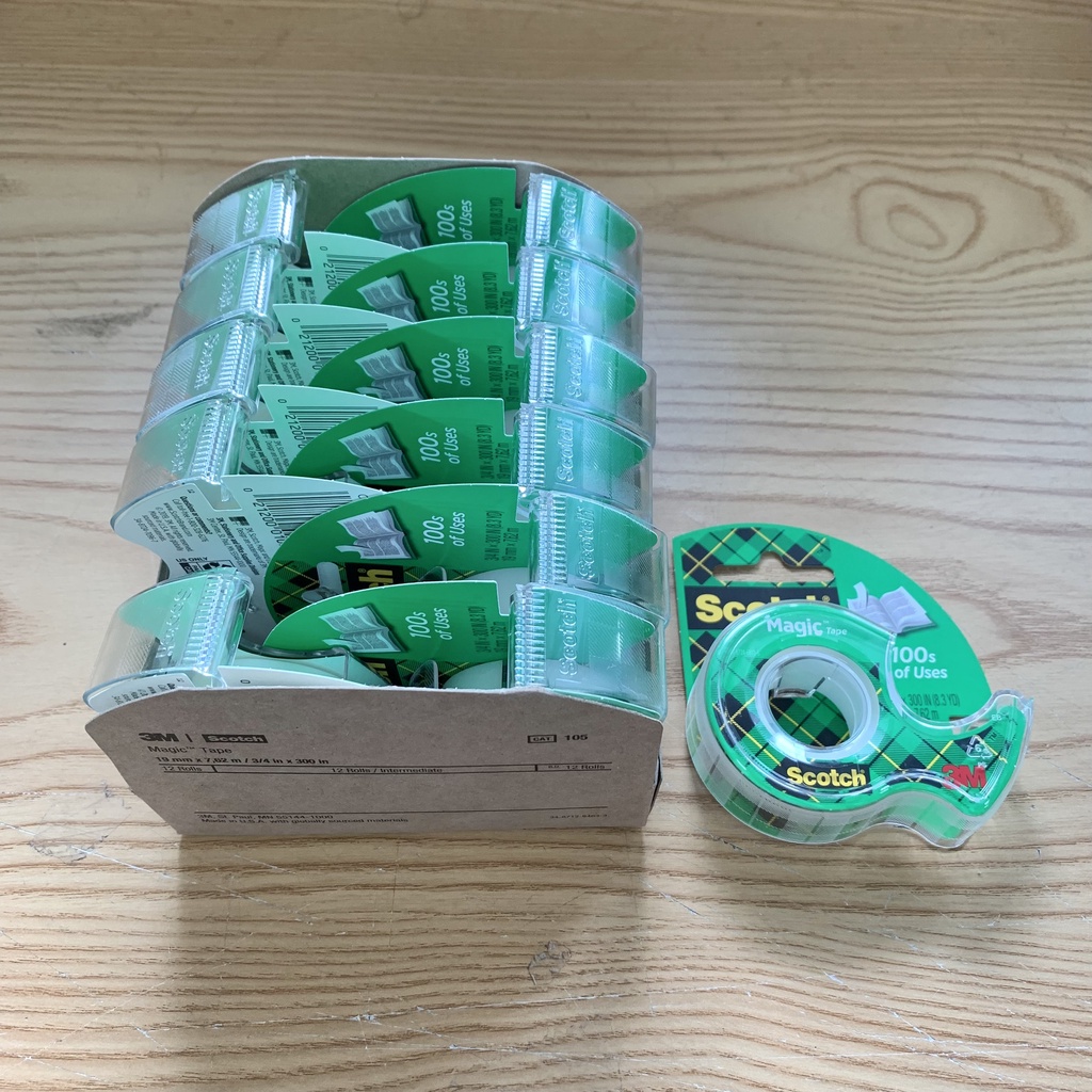 Băng dính kì diệu 3M 105 kích thước 19,05mmx7.62m