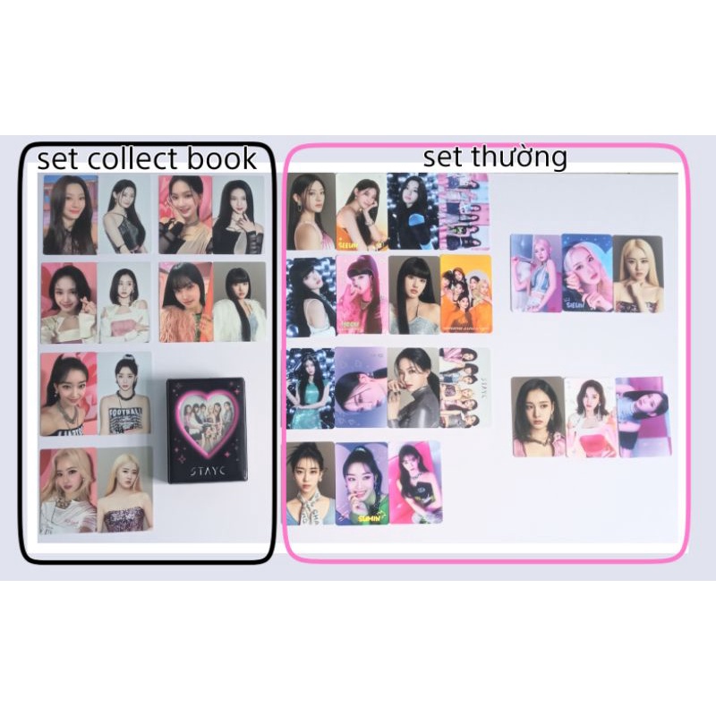 PHOTOCARD LẺ MD STAYC OFF thẻ bài sưu tầm StayC bỏ túi trang trí