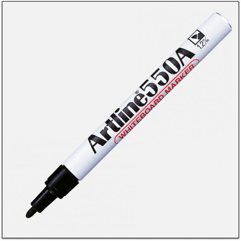 Bút lông viết bảng ngòi nhỏ Artline EK-550A - Màu đen (Black)