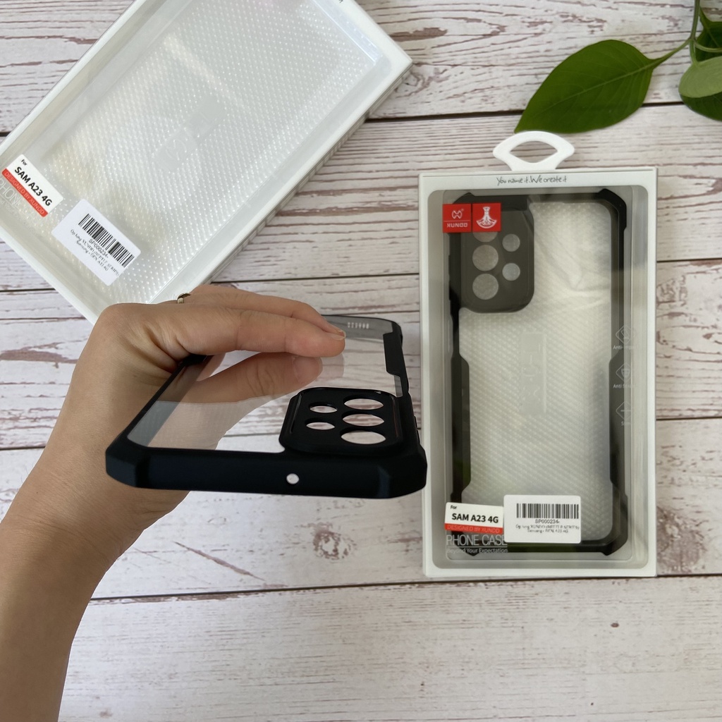 Ốp lưng XUNDD Samsung A13 4G/ A23 4G/5G/ A33 5G/ A53 5G/ A73 4G/5G - Chống shock, Mặt lưng trong, Viền TPU