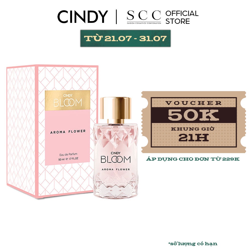 Nước hoa Cindy Bloom Aroma Flower 50ml chính hãng