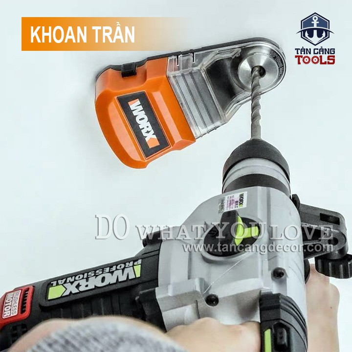 Hộp Thu Bụi Khoan Tường Worx WA1601