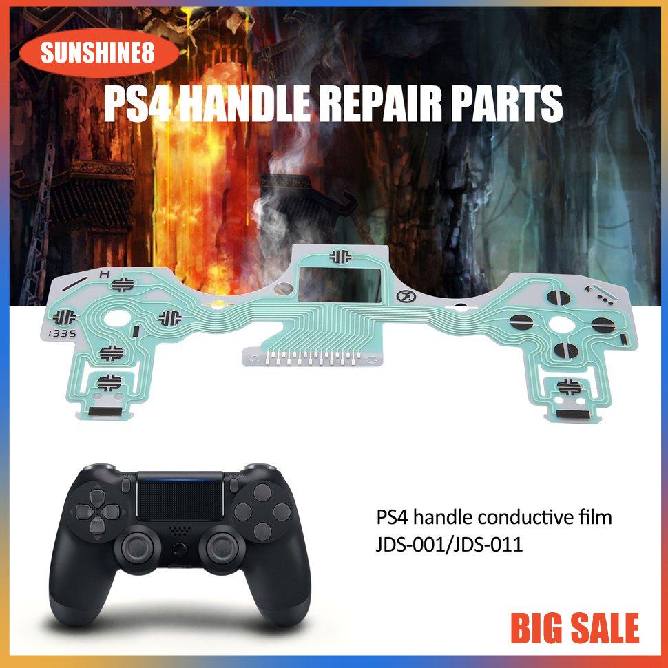 【SUN】Conductive Film Replacement Controller Button Ribbon Circuit Board For PS4