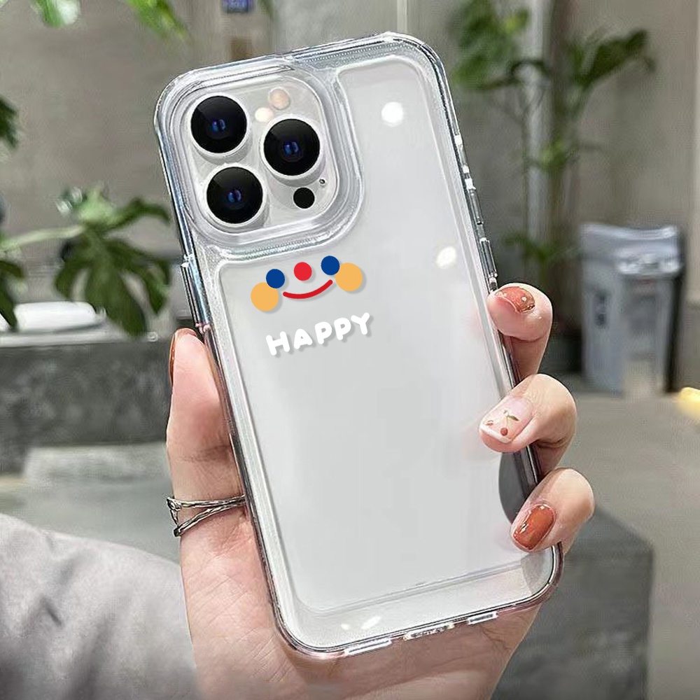 Ốp Điện Thoại TPU Acrylic Trong Suốt Chống Sốc Cho iPhone 11 Pro Max 13 Pro 12 Pro XS Max XR X 8 Plus 7 Plus SE 2020 2022