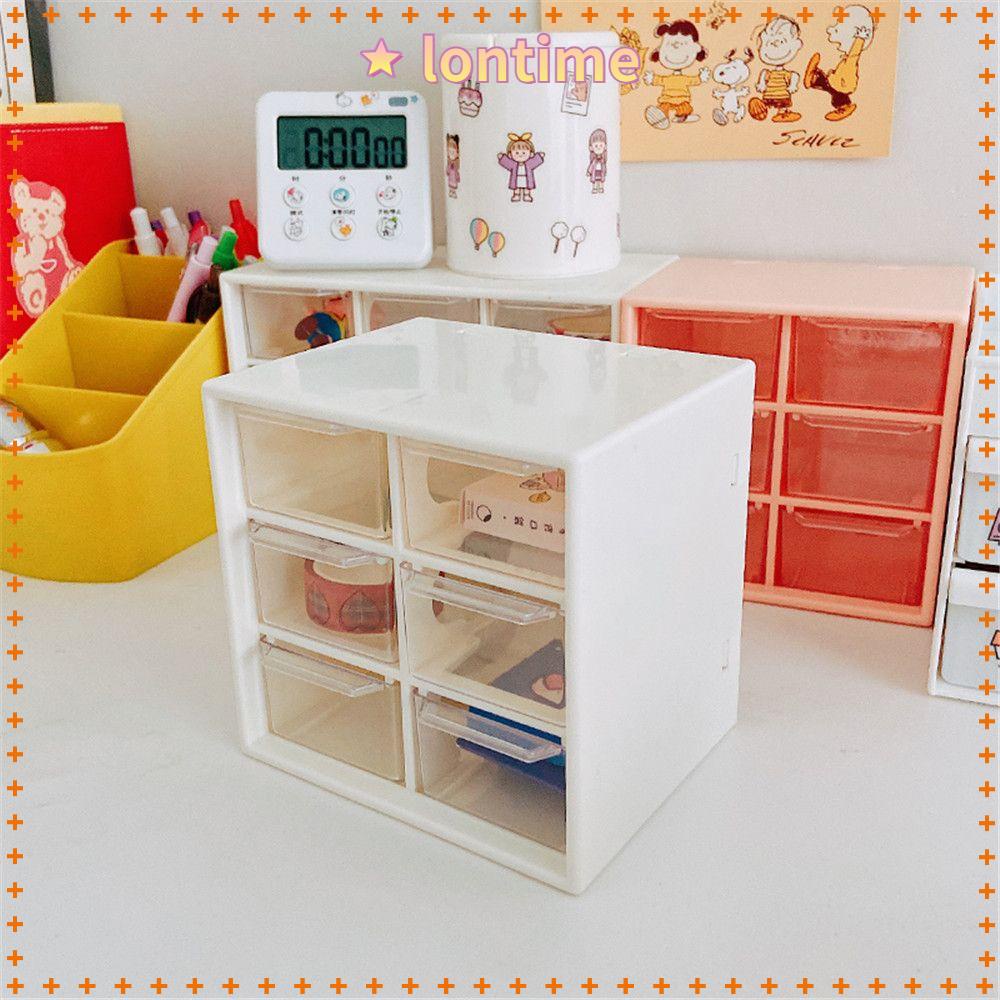 Hộp nhiều ngăn kéo trong suốt chống bụi đựng đồ dùng