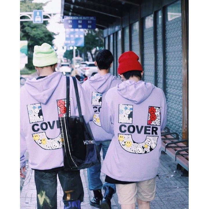 [ MUA 1 ÁO TẶNG 1 VỚ CUTE ❤️] Áo Hoodie nỉ bông UNCOVER TÍM Unisex | BigBuy360 - bigbuy360.vn