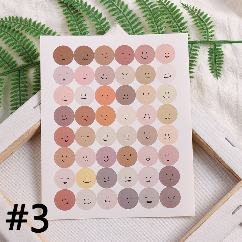 1 Miếng Dán Hình Mặt Cười Trang Trí Nhật Ký, Sổ Tay