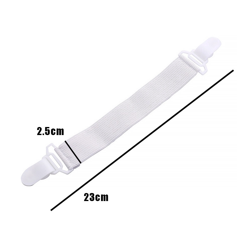 Set 4 kẹp giữ tấm ga giường có thể điều chỉnh thiết kế đàn hồi không trượt