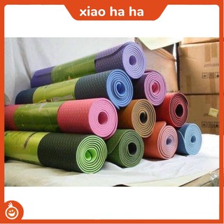 Thảm tập yoga chống trượt, thảm tập gym tại nhà tập thể dục. chất liệu tpe 2 lớp
