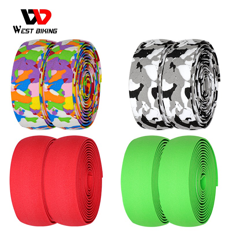 Bộ 2 Dây Quấn Tay Lái Xe Đạp Họa Tiết Rằn Ri Chống Trượt Tiện Dụng 215Cmx2 Chiếc