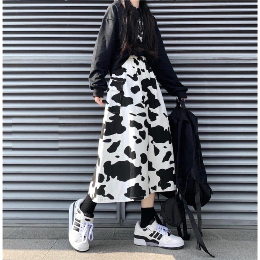 [ Mã FAMAYWA giảm 10K đơn 50K] Chân váy nữ loang bò sữa dáng dài phong cách hàn quốc | BigBuy360 - bigbuy360.vn