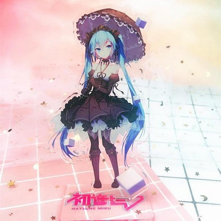 (new) Standee Miku Hatsune Tượng Acrylic Standee Anime mica trang trí trưng bày