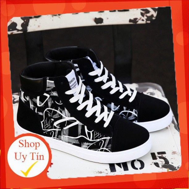 Giày thể thao Sneaker nam cổ cao G36 cao cấp hàng hiệu đẹp thời trang phong cách Hàn Quốc giá rẻ