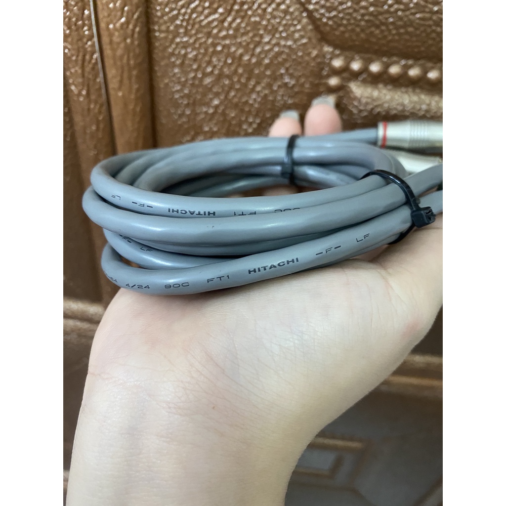 DÂY 2 ĐẦU AV HITACHI DÀI 1M