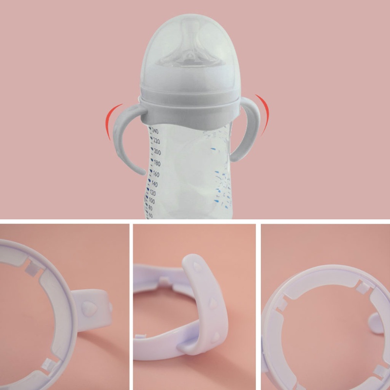 Tay nắm cho bình sữa em bé bằng thủy tinh PP miệng rộng