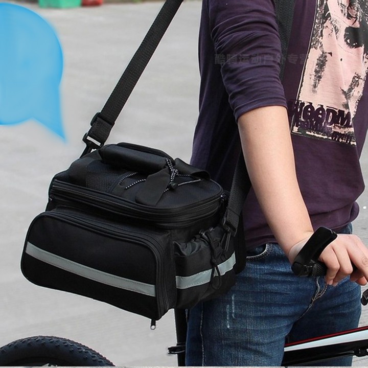 Túi đeo sườn sau xe đạp, để đồ tiện dụng cho các vận động viên đi phượt đi chơi (Baga)