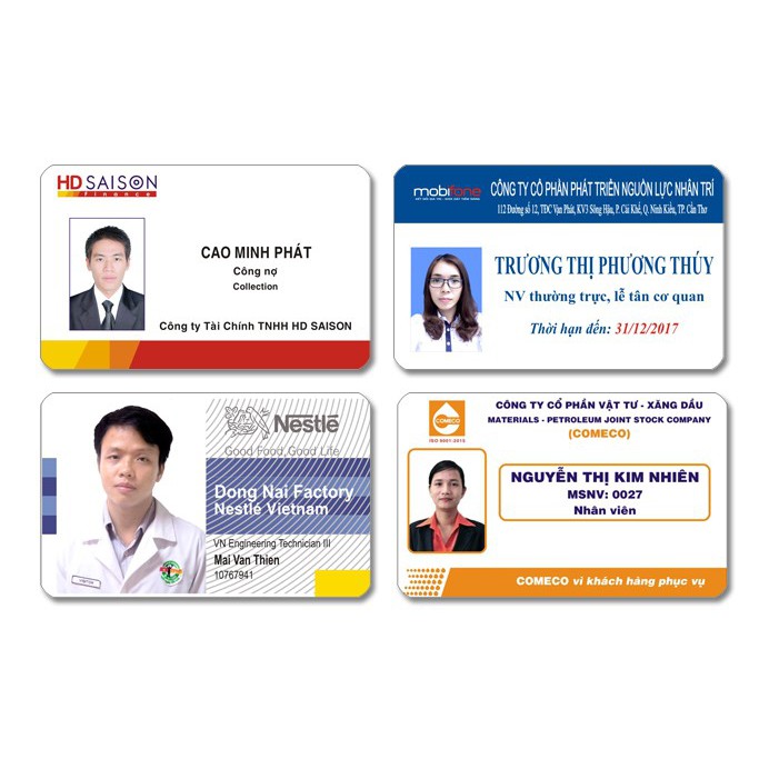 Máy bế card PVC