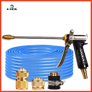 Rửa xe tưới cây Bộ dây và vòi xịt tăng áp lực nước 300% loại 25m cút đồng,nối đồng 206318
