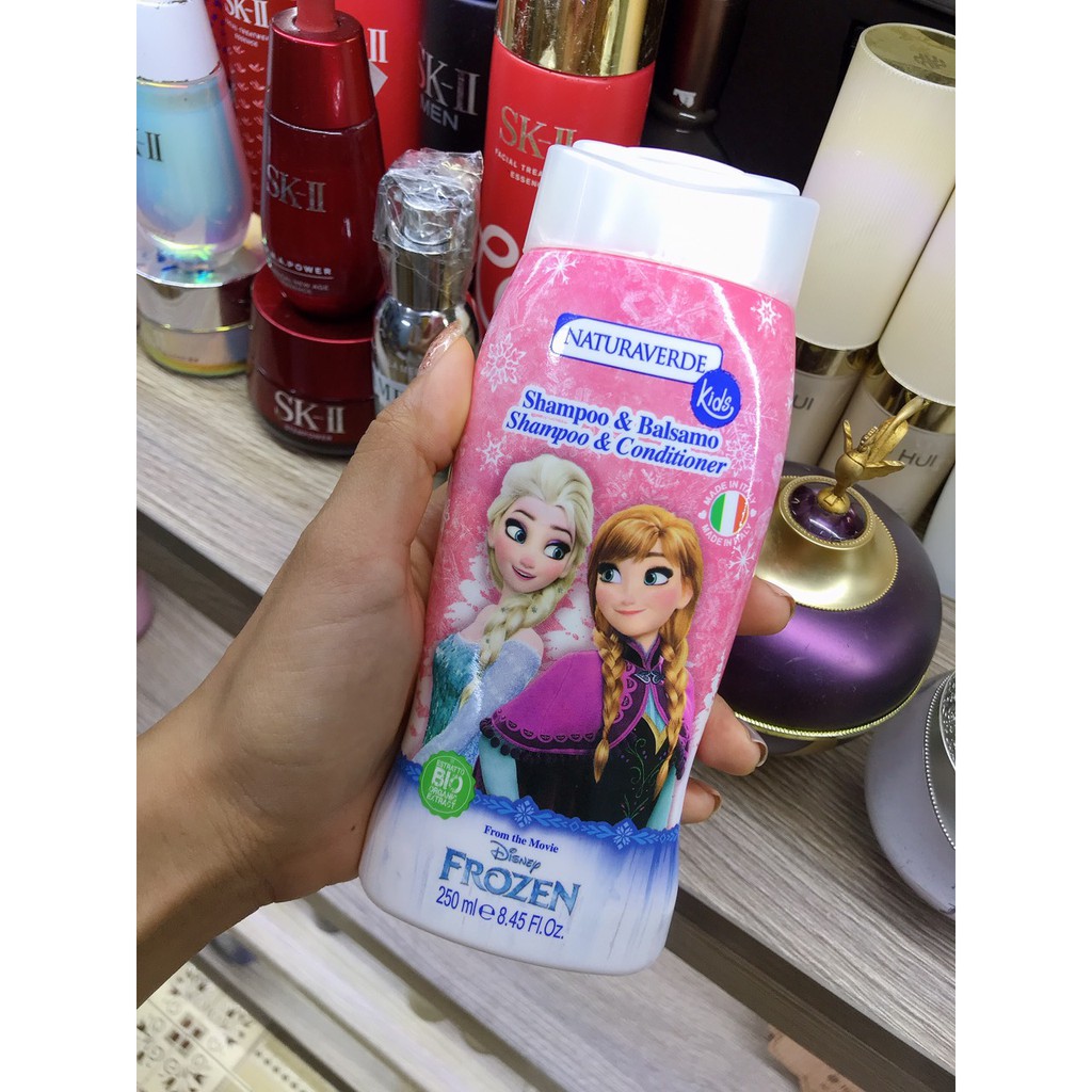 Sữa tắm và dầu gội Disney cho bé iu - ko chứa paraben, ko chất tạo bọt SLS - ko cay mắt (sản xuất tại Ý)