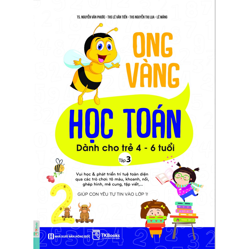 Combo Sách - Ong Vàng Học Toán Dành Cho Trẻ 4-6 tuổi - Học Kèm App Online