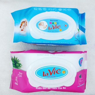 [ KHÔNG MÙI - SIÊU SALE ] Combo 2 hộp Khăn Giấy Ướt Anpa 125 gr x 2 hộp Loại Lớn Không Mùi,  (khoảng 210 tờ)