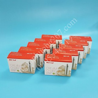 Bộ 10 hộp gas kem mosa, gas N2O bình xịt  kem