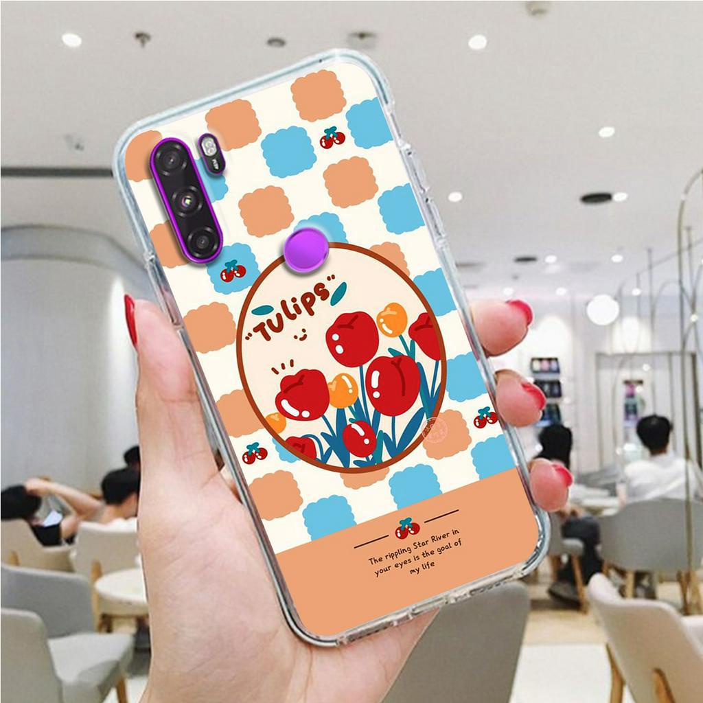 Ốp Lưng  VSMART ACTIVE 1 - ACTIVE 1 PLUS - ACTIVE 3  , In Hình HOA, Màu Sắc Bắt Mắt.
