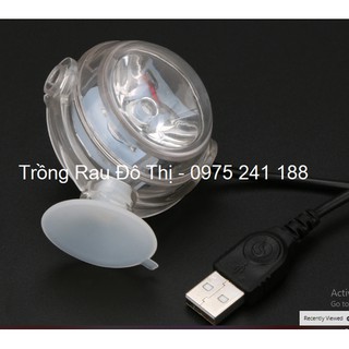 Đèn pha LED đổi màu kết hợp sủi bể cá