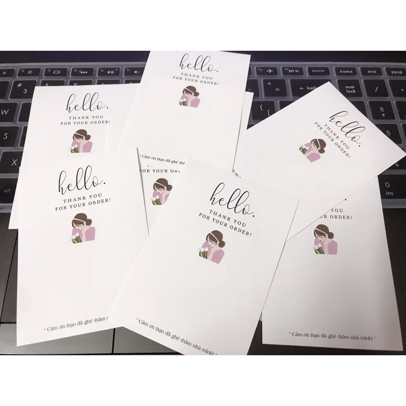 Set 500 tem dán Thank You Cho Hộp Carton