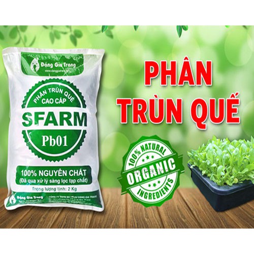 Phân trùn quế cao cấp Đặng Gia Trang 2 kg