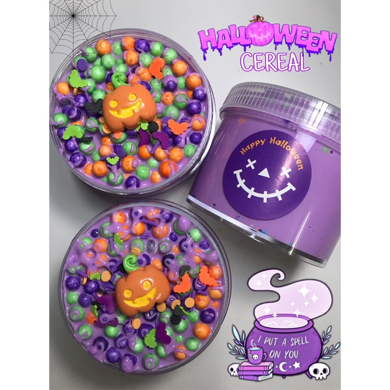 HALLOWEEN CEREAL - Half Floam Slime - HALLOWEEN SLIME (chất nhờn ma quái)