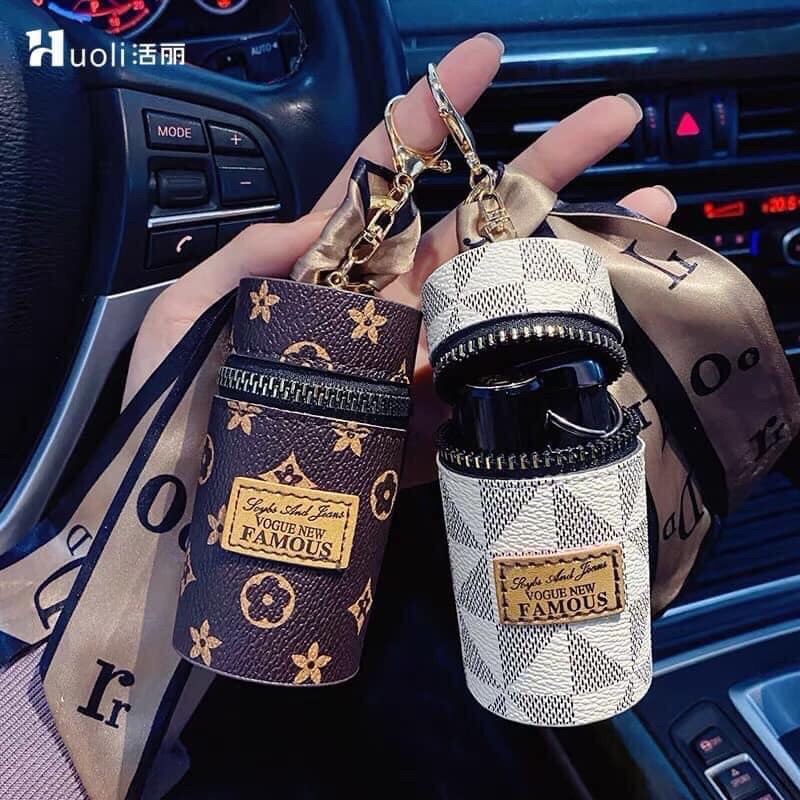 Túi nữ mini móc khóa túi hộp L.V đựng đồ đa năng phụ kiện trang trí hot trend