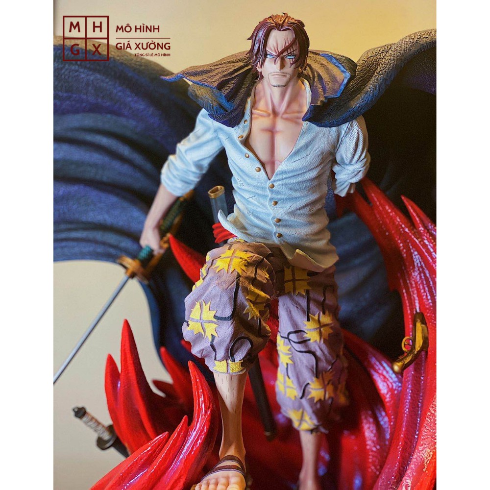 Mô Hình Tứ Hoàng Shanks Tóc Đỏ Cao 40cm Trạng Thái Chiến Đấu - Figure Tượng One Piece