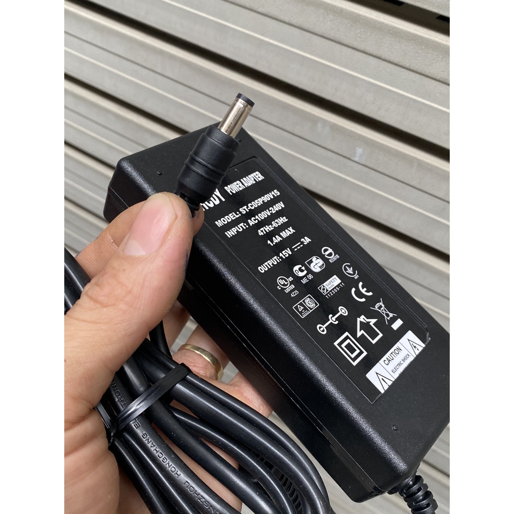 Sạc loa kéo 15V3A chuyên dùng cho loa Ne108, Ne109 chính hãng
