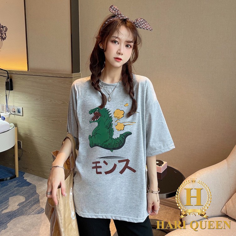Áo phông khủng long chạy khói HARI0421