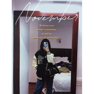 (SẴN XL) VARSITY JACKET VJ23 - ÁO KHOÁC TAY DA PU