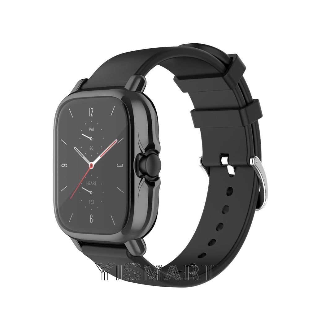 Phù Hợp Vỏ PC + Kính Cường Lực Bảo Vệ Toàn Diện Cho Đồng Hồ Amazfit Gts3