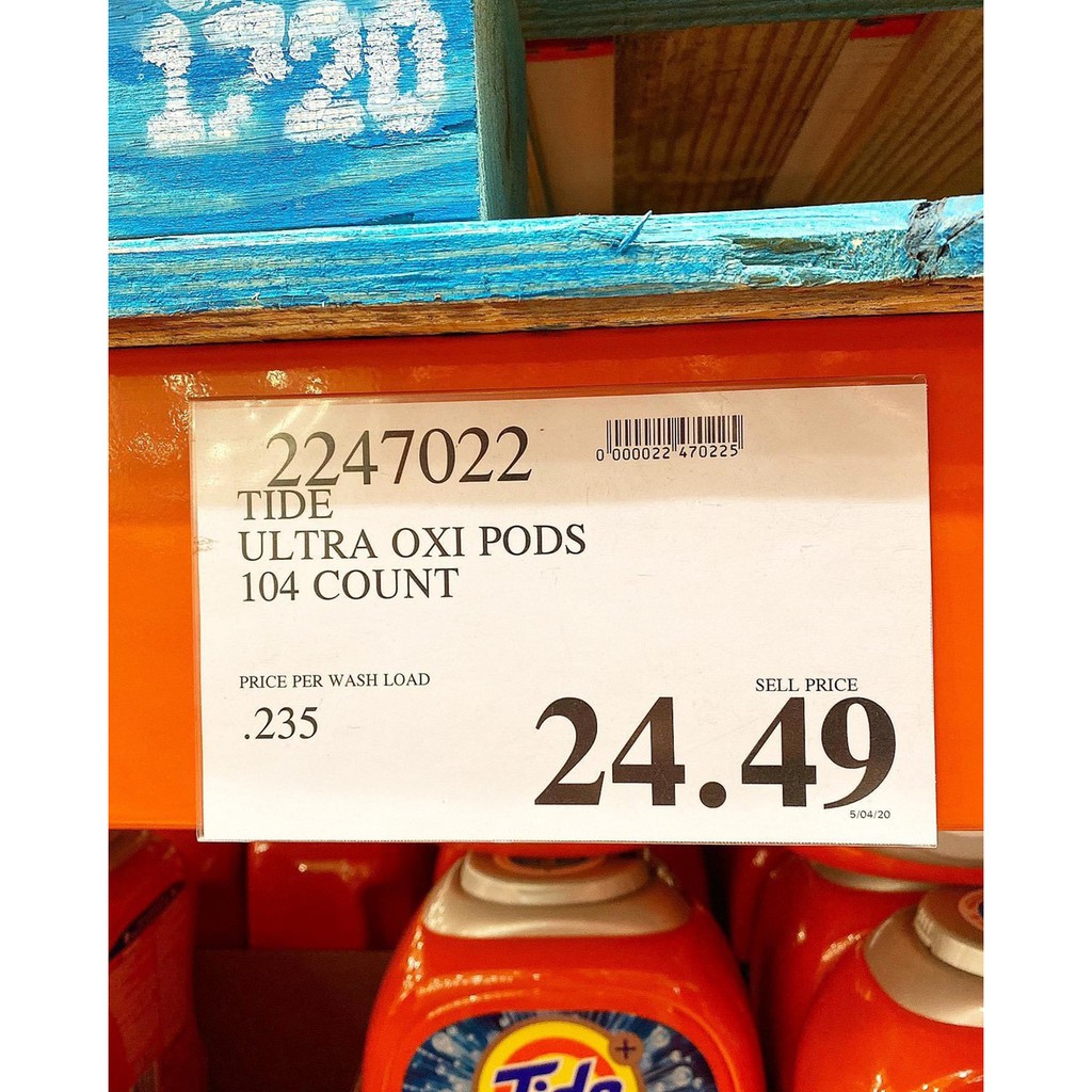 Viên Giặt Xả Tide Pods 104 Viên Downy 4in1 - Ultra Oxi - Hàng Chuẩn Mỹ