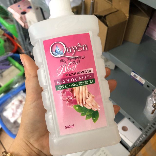 Axetone 500ml lau gel,ủ phá sơn gel