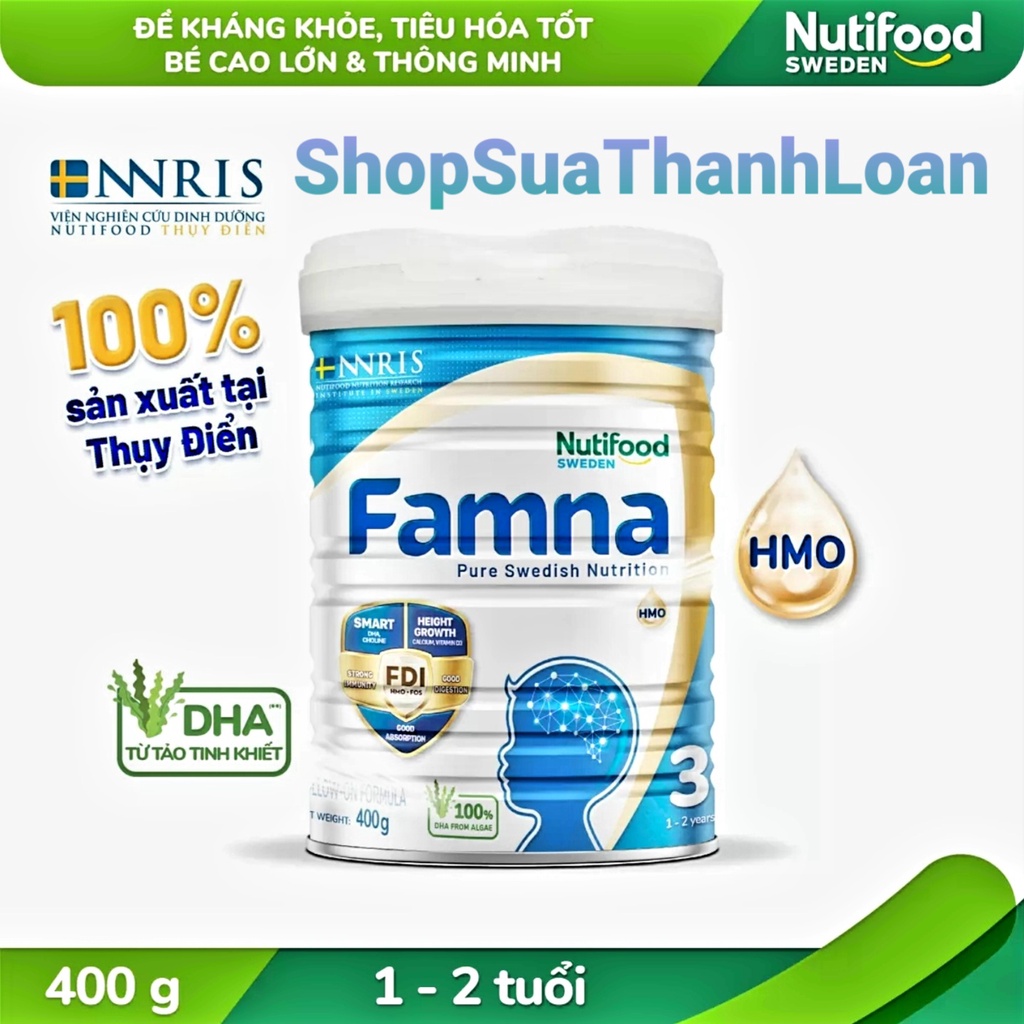 [HSD T2-2023] Sữa Bột FAMNA STEP 3 Lon 400g