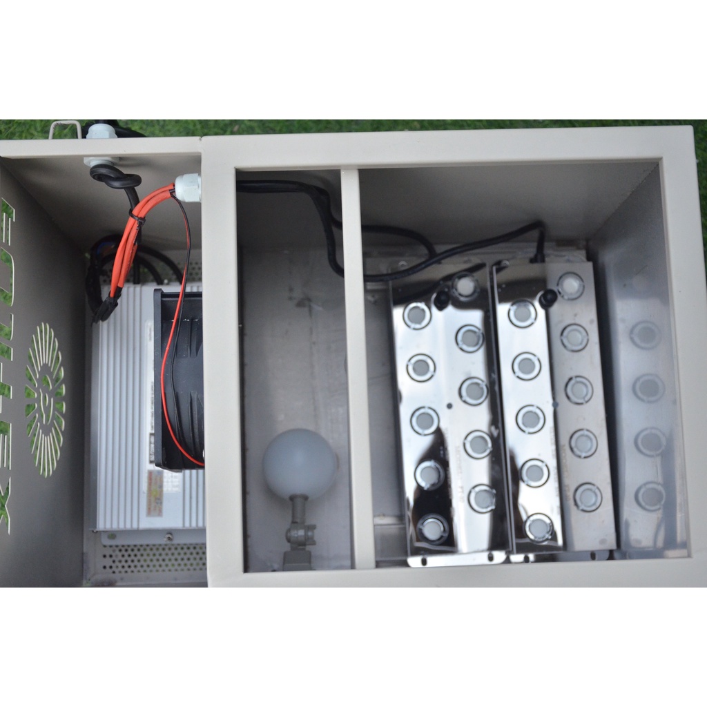 Máy phun sương tạo ẩm Fujitex thùng inox 2 vỉ